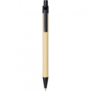 Logotrade promotional merchandise picture of: Berk recycled carton and corn plastic ballpoint pen