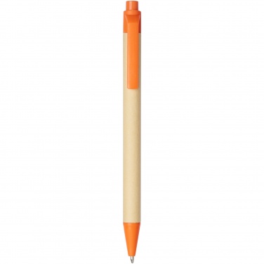 Logotrade corporate gifts photo of: Berk recycled carton and corn plastic ballpoint pen