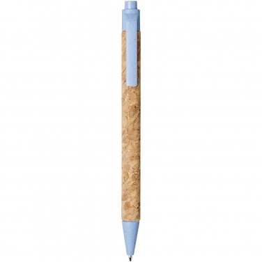 Logotrade promotional item picture of: Midar cork and wheat straw ballpoint pen