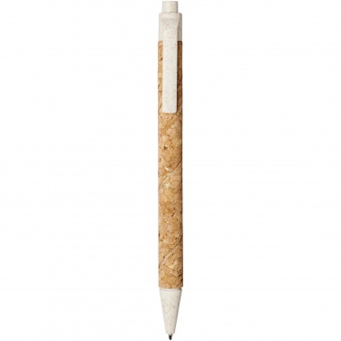 Logotrade promotional gifts photo of: Midar cork and wheat straw ballpoint pen