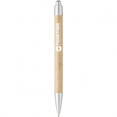 Logo trade promotional merchandise image of: Tiflet recycled paper ballpoint pen