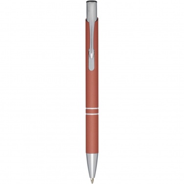 Logotrade promotional product image of: Moneta soft touch ballpoint pen