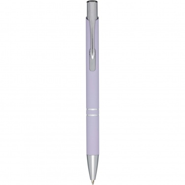 Logo trade advertising products picture of: Moneta soft touch ballpoint pen