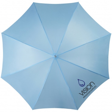Logo trade promotional products picture of: Lisa 23" auto open umbrella with wooden handle