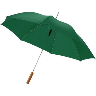 Logo trade promotional giveaway photo of: Lisa 23" auto open umbrella with wooden handle