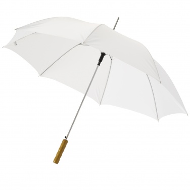 Logo trade business gift photo of: Lisa 23" auto open umbrella with wooden handle