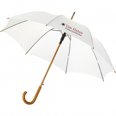 Logotrade corporate gift picture of: Kyle 23" auto open umbrella wooden shaft and handle