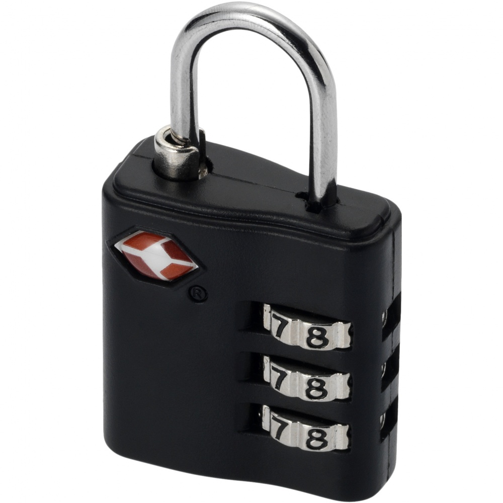 Logo trade promotional giveaways picture of: Kingsford TSA luggage lock