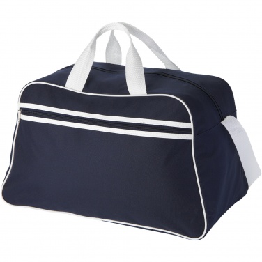 Logo trade corporate gifts picture of: San Jose 2-stripe sports duffel bag 30L