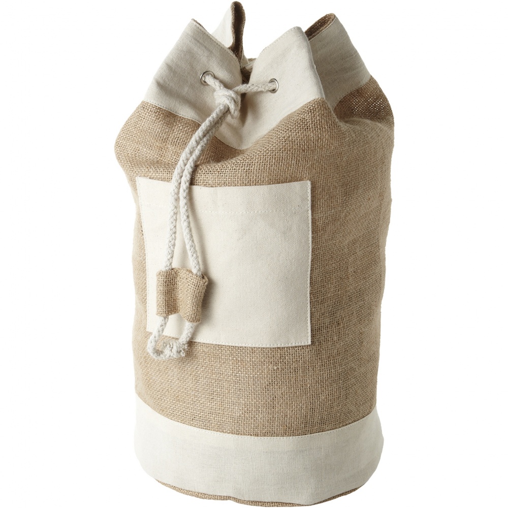 Logo trade promotional gifts picture of: Goa jute sailor duffel bag 16L