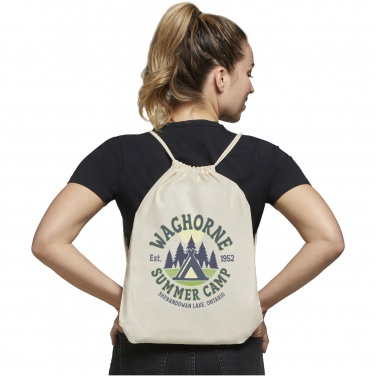 Logotrade promotional merchandise photo of: Oregon 100 g/m² cotton drawstring bag 5L