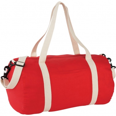 Logotrade business gifts photo of: Cochichuate cotton barrel duffel bag 25L