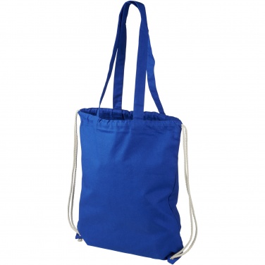 Logo trade promotional item photo of: Eliza 240 g/m² cotton drawstring bag 6L