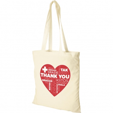 Logo trade promotional items picture of: Peru 180 g/m² cotton tote bag 7L