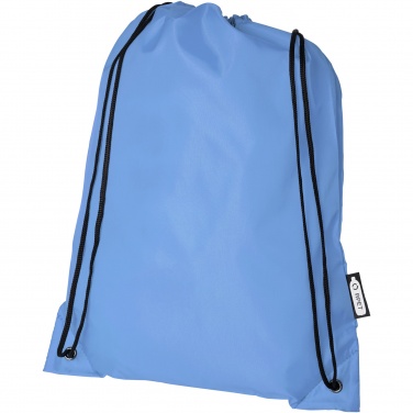 Logo trade promotional giveaways image of: Oriole RPET drawstring bag 5L