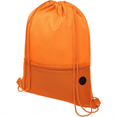 Logo trade promotional merchandise picture of: Oriole mesh drawstring bag 5L