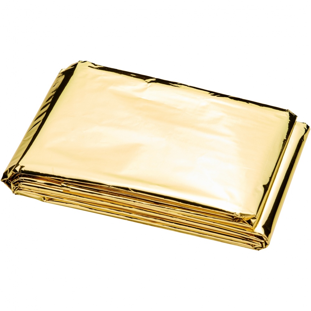 Logo trade promotional merchandise image of: Frederik 2-function emergency blanket