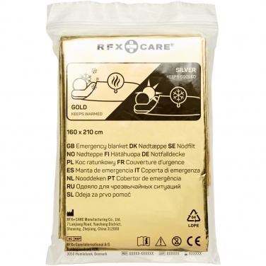 Logo trade promotional gifts picture of: Frederik 2-function emergency blanket