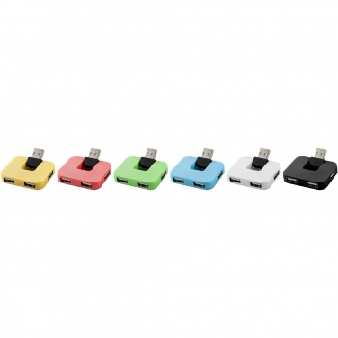 Logo trade promotional giveaways image of: Gaia 4-port USB hub