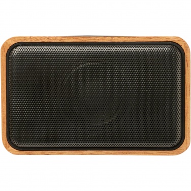 Logotrade promotional giveaway picture of: Wooden 3W speaker with wireless charging pad