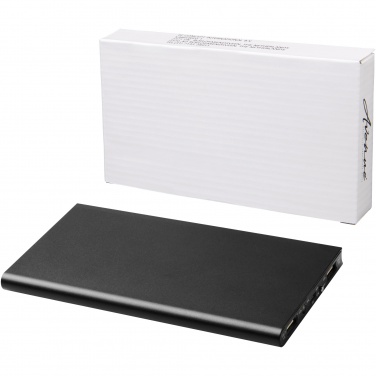 Logo trade promotional gifts picture of: Plate 8000 mAh aluminium power bank