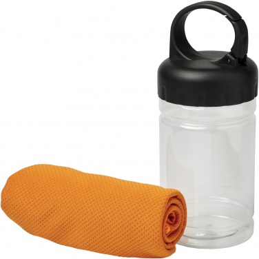 Logotrade promotional giveaway image of: Remy cooling towel in PET container