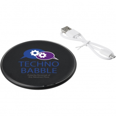 Logo trade advertising products image of: Lean 5W wireless charging pad