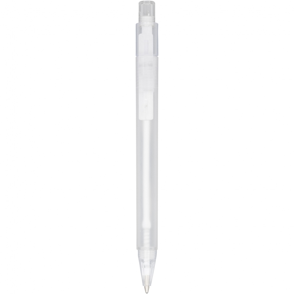 Logo trade advertising products picture of: Calypso frosted ballpoint pen
