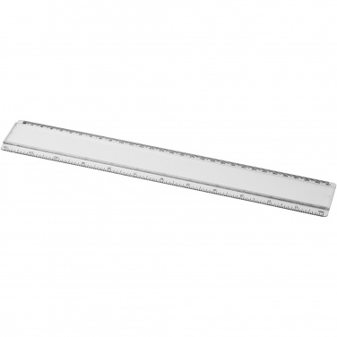 Logo trade promotional products image of: Ellison 30 cm plastic insert ruler