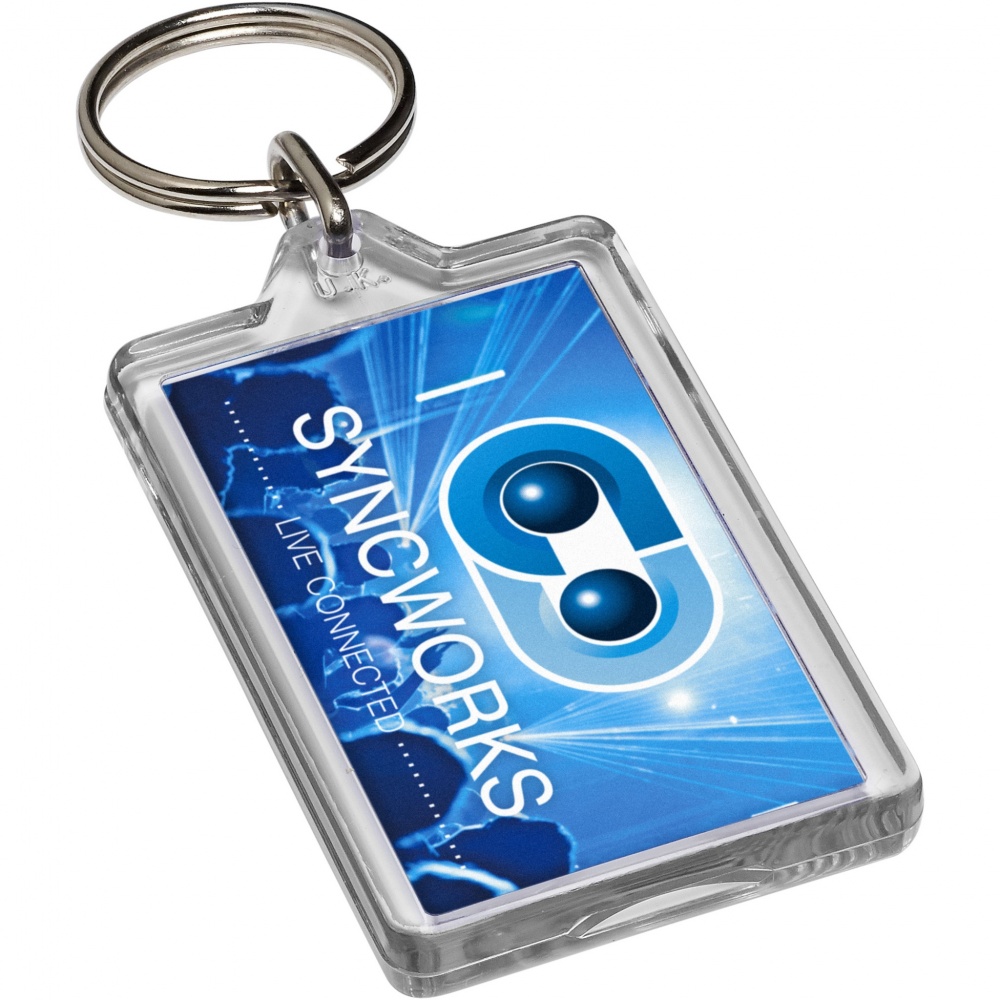 Logo trade business gift photo of: Luken G1 reopenable keychain
