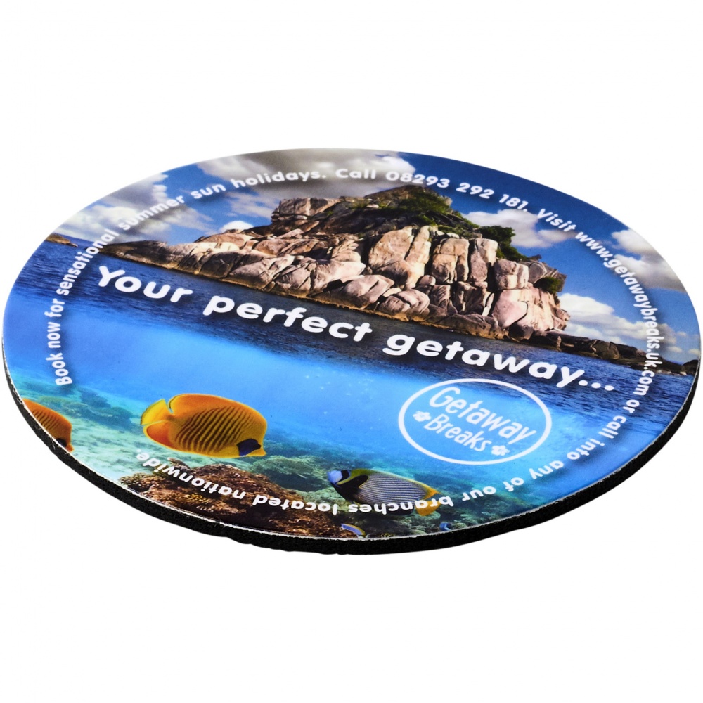 Logotrade promotional item image of: Q-Mat® round coaster