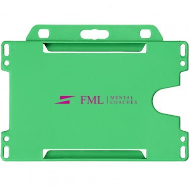 Logo trade promotional item photo of: Vega plastic card holder