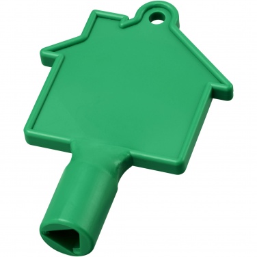 Logo trade promotional giveaway photo of: Maximilian house-shaped utility key