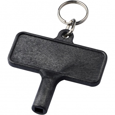 Logotrade business gift image of: Largo plastic radiator key with keychain