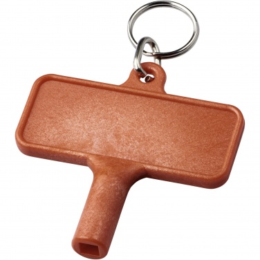 Logo trade advertising product photo of: Largo plastic radiator key with keychain