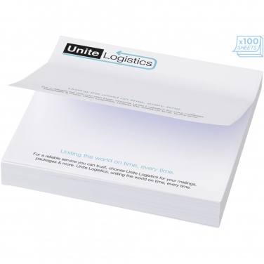 Logo trade promotional merchandise picture of: Sticky-Mate® large square sticky notes 100x100mm