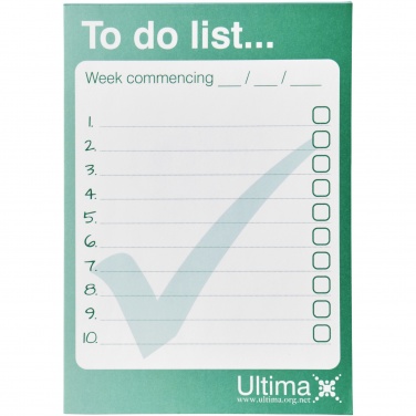 Logo trade promotional giveaways image of: Desk-Mate® A6 notepad