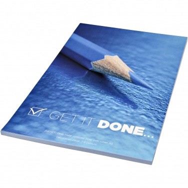 Logo trade promotional gift photo of: Desk-Mate® A5 notepad wrap over cover
