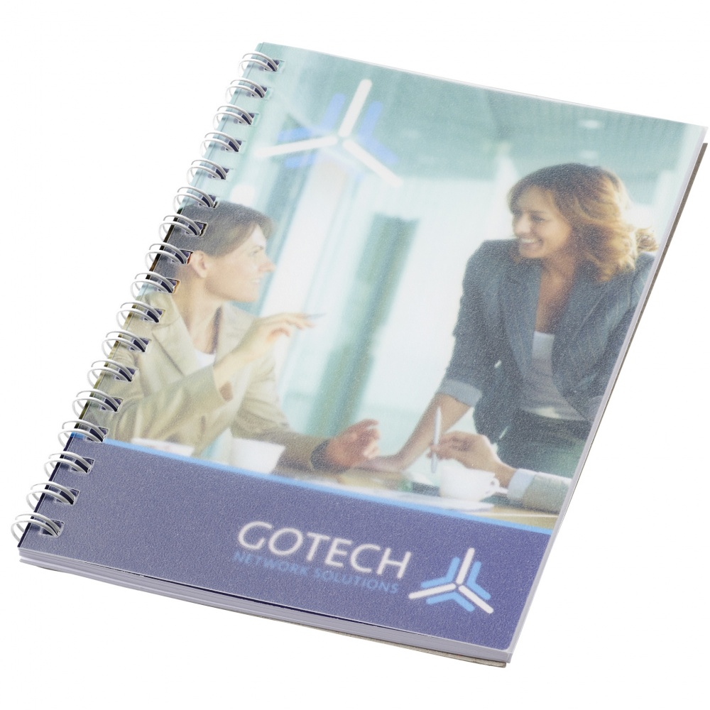Logotrade business gifts photo of: Desk-Mate® spiral A6 notebook PP cover