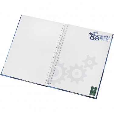 Logotrade promotional item image of: Wire-o A5 notebook hard cover