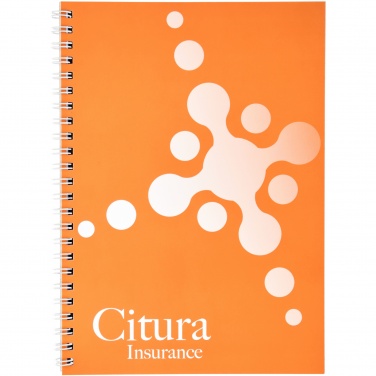 Logo trade business gift photo of: Desk-Mate® A5 notebook synthetic cover