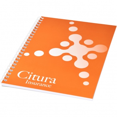 Logo trade promotional product photo of: Desk-Mate® A5 notebook synthetic cover