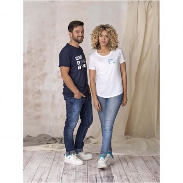 Logo trade promotional giveaways image of: Jade short sleeve women's GRS recycled t-shirt