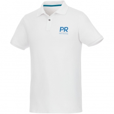Logotrade advertising product picture of: Beryl short sleeve men's organic recycled polo
