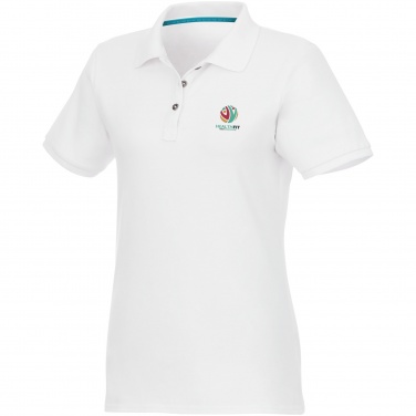 Logotrade advertising product image of: Beryl short sleeve women's organic recycled polo
