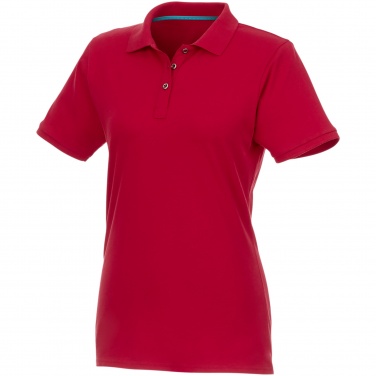 Logo trade corporate gift photo of: Beryl short sleeve women's organic recycled polo