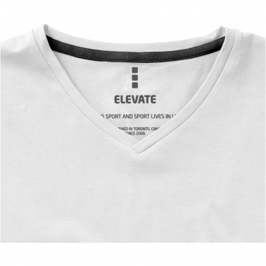 Logo trade corporate gift photo of: Kawartha short sleeve men's organic V-neck t-shirt