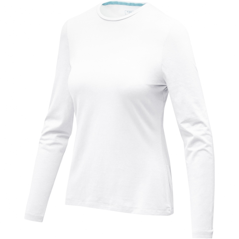 Logotrade promotional products photo of: Ponoka long sleeve women's organic t-shirt
