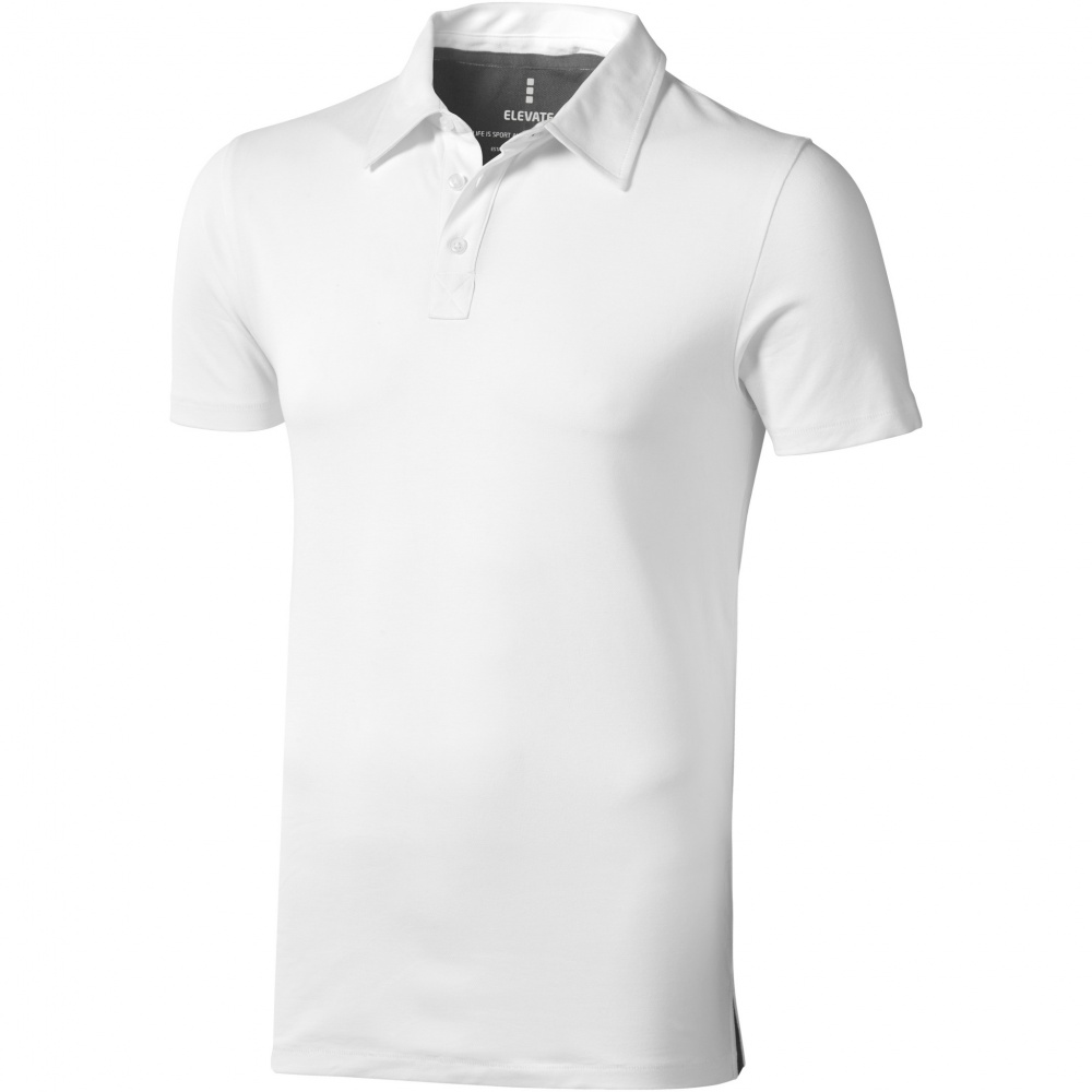 Logo trade business gifts image of: Markham short sleeve men's stretch polo