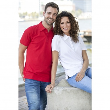 Logo trade corporate gifts image of: Markham short sleeve men's stretch polo